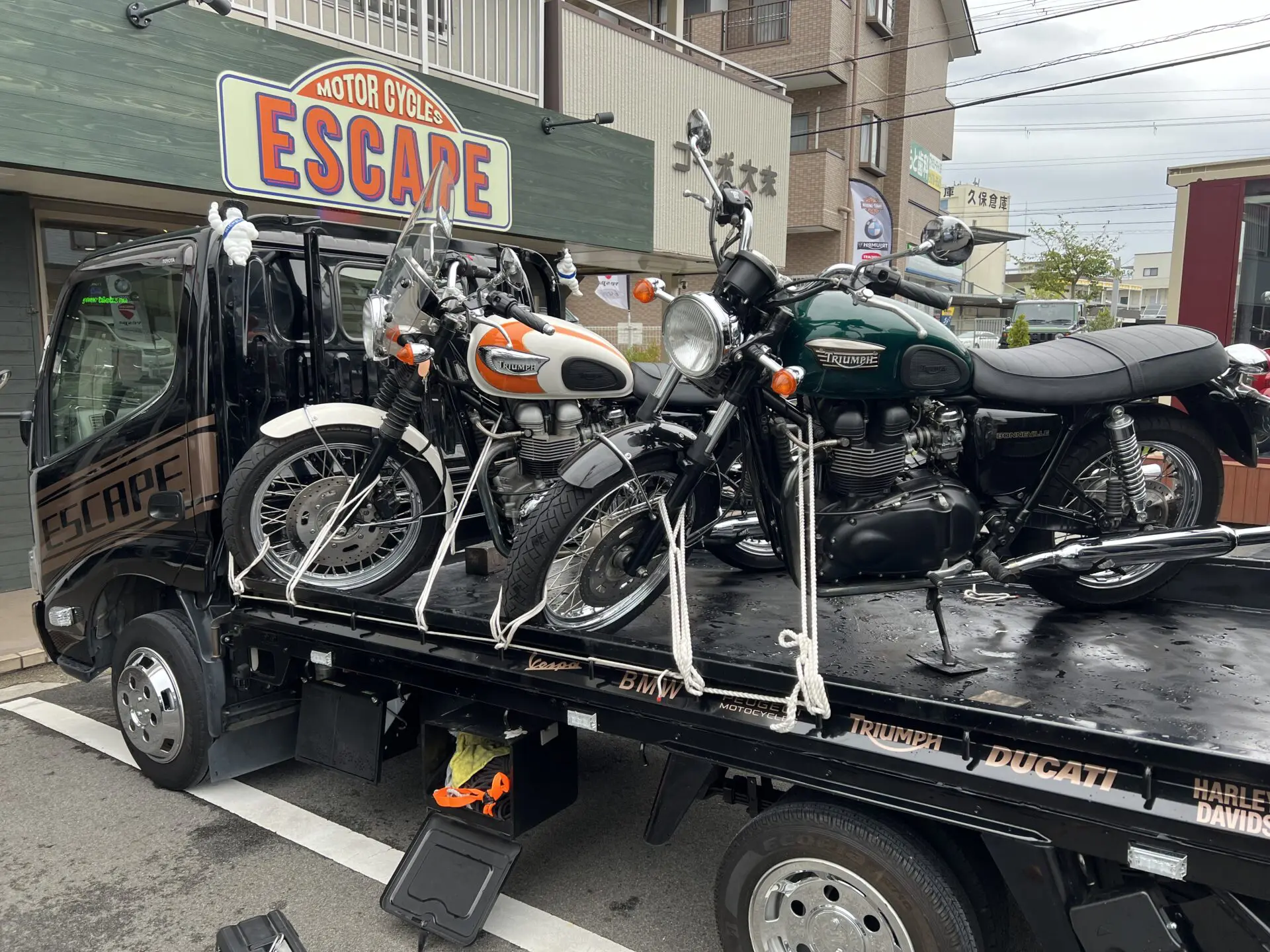 TRIUMPHボンネビル福島県と大分県へ向かいます！ – Escape Blog