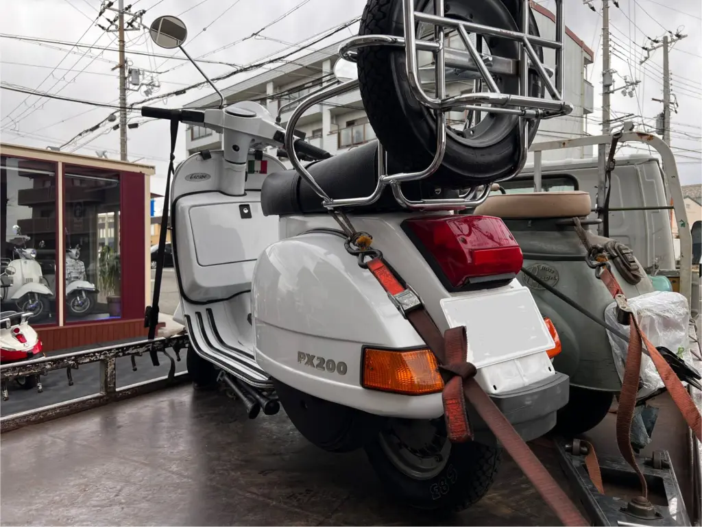 VESPA PX200FL1茨城県へ向かいます！ – Escape Blog