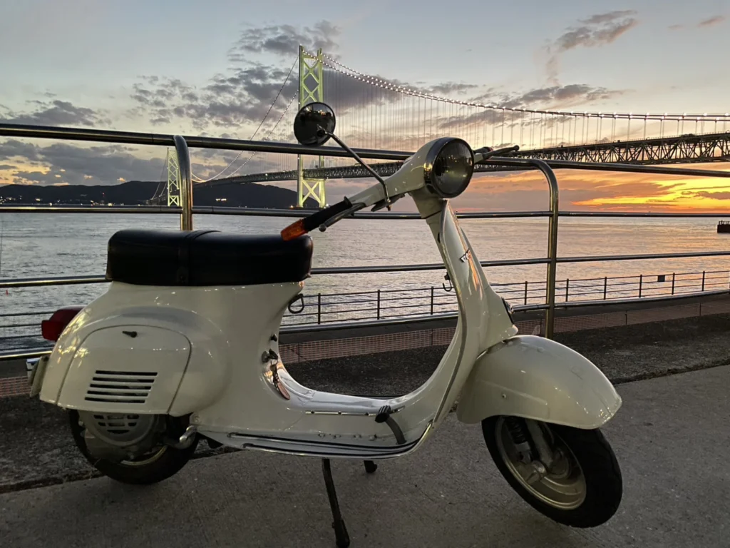 VESPA 50SS広島県まで納車に行きました！ – Escape Blog