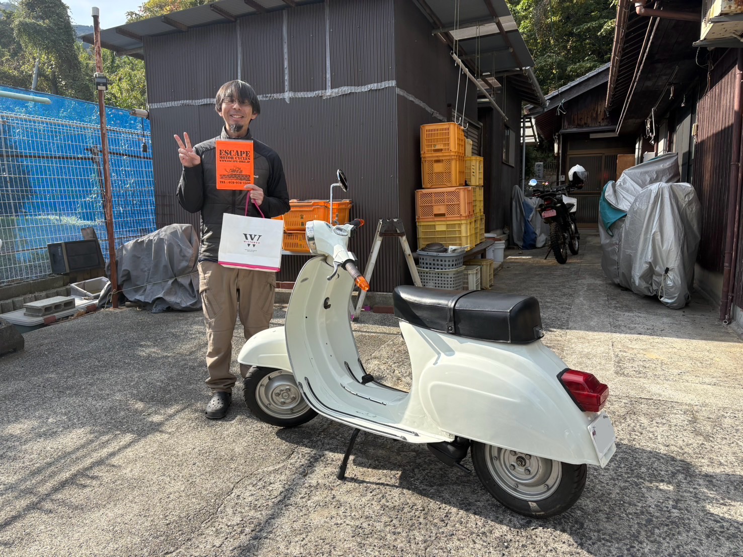 VESPA 50SS広島県まで納車に行きました！ – Escape Blog