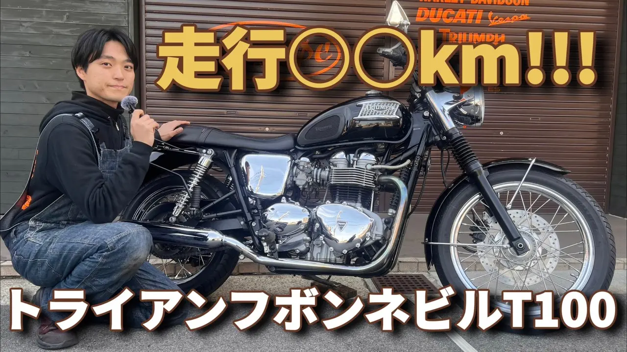 トライアンフ ボンネビル T100 空冷キャブ 純正オプション グラブバー